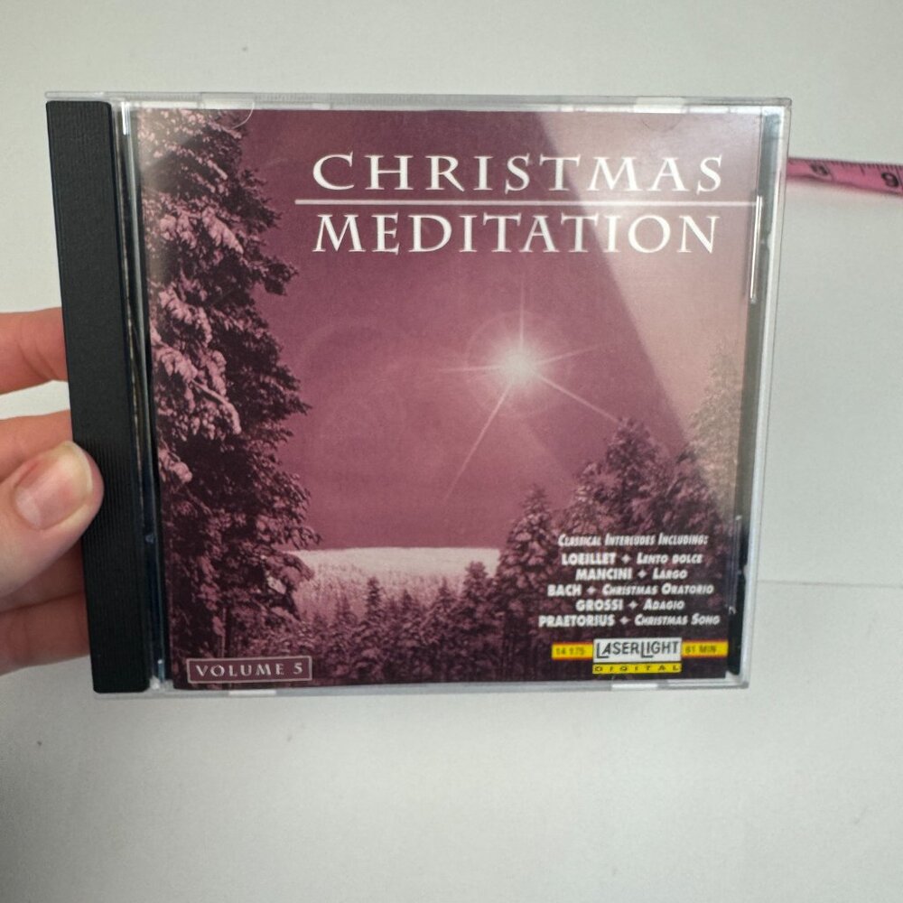 Vtg 1995 Christmas Meditation Volume 4 and‎ 5 Holiday Music CD Made in USA - Picture 8 of 11